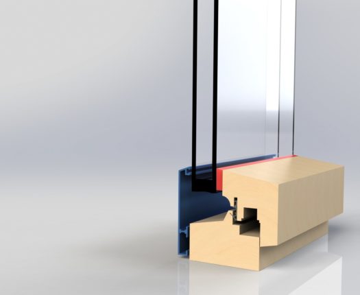 LumiVec, le concept de fenêtre bois à vitrage collé
