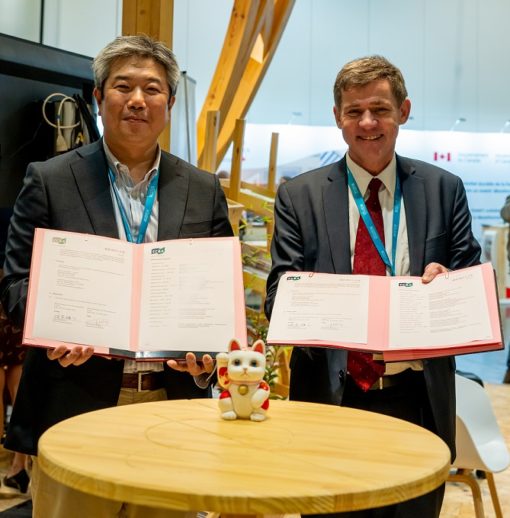 FCBA and Kijuku sign “Evaluation methods for timber structures” partnership agreement at Woodrise
