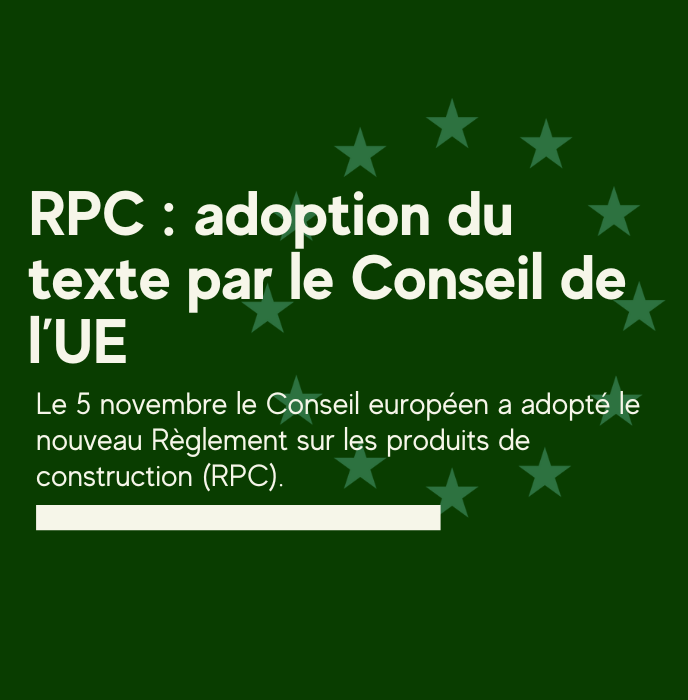 RPC : adoption du texte par le Conseil de l’UE