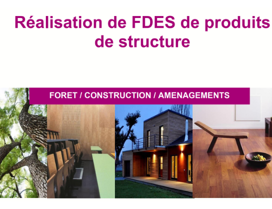 Réalisation de FDES de produits de structure